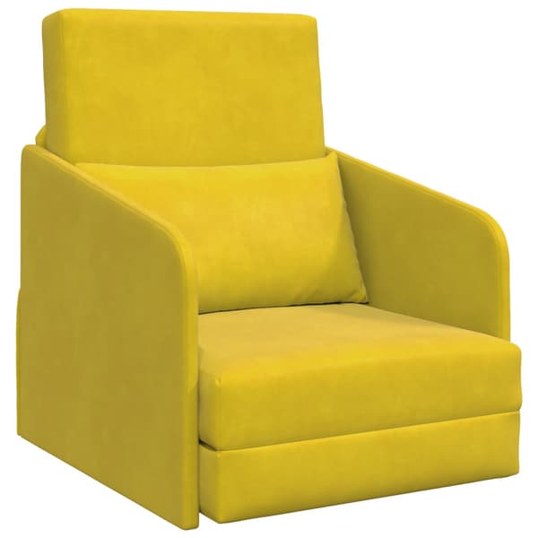 Soffsäng Gul 65 x 80 x 83 cm Sammet