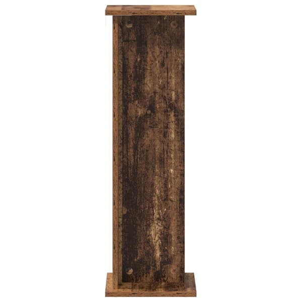 Växtställ 2 pcs Gammalt trä 25 x 25,5 x 80,5 cm Konstruerat trä