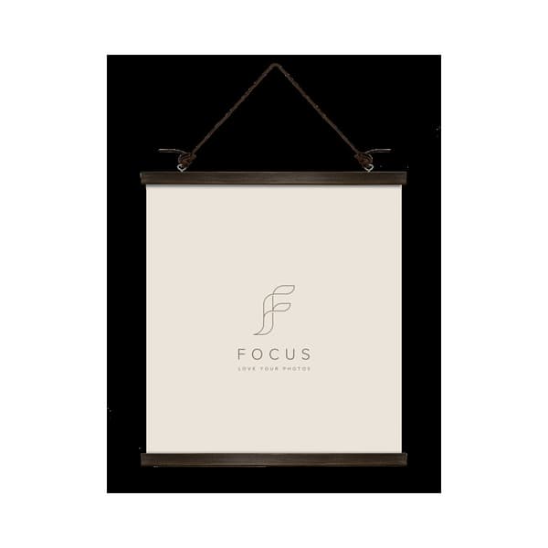 Focus Poster Hanger Magnetic Walnut 71cm