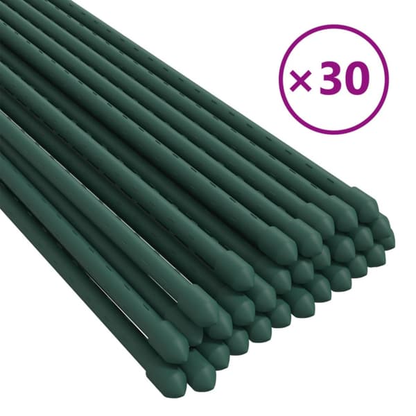Växtstöd 30 st grön 60 cm stål