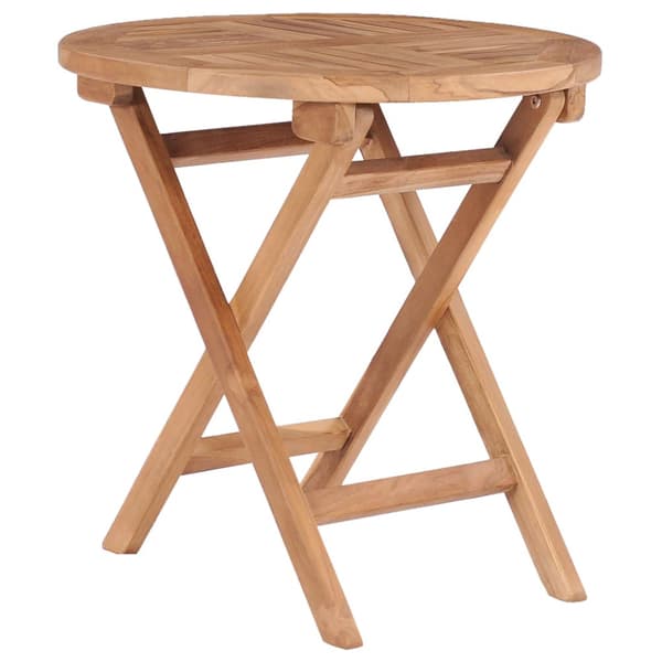 Hopfällbart trädgårdsbord 45 cm massiv teak