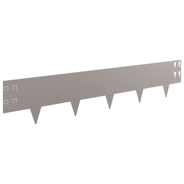 Kant för gräsmatta 30 pcs 100 x 20 cm Stål Rostig