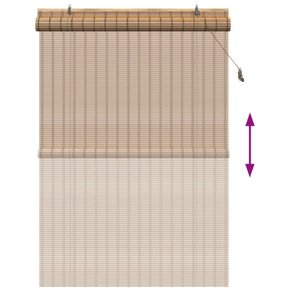 Rullgardin Natur 130 x 220 cm Bambu