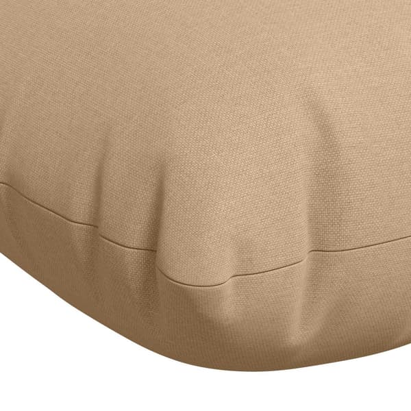 Bänk Kuddar VIANEN 2 st 100% Polyester Sand 160 x 30 x 12 cm