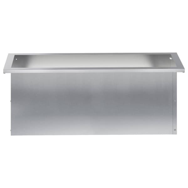 Odlingslåda med LED Silver 30 x 80 x 30 cm Galvaniserat stål