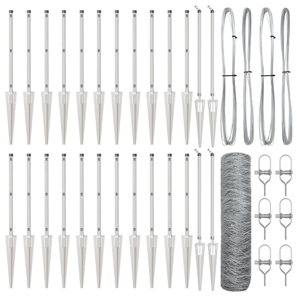 Stängselstolpe Silver