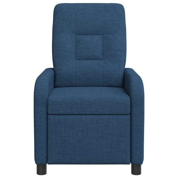 Massagefåtölj Blå Tyg