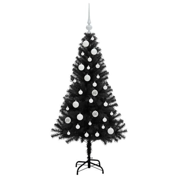 Julgran Svart 120 cm PVC