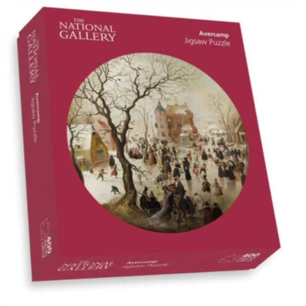 National Gallery's A Winter Scene with Skaters near a Castle 400 Piece Puzzle
