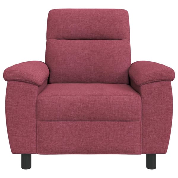 Soffa Vinröd 95 x 90 x 95 cm Tyg
