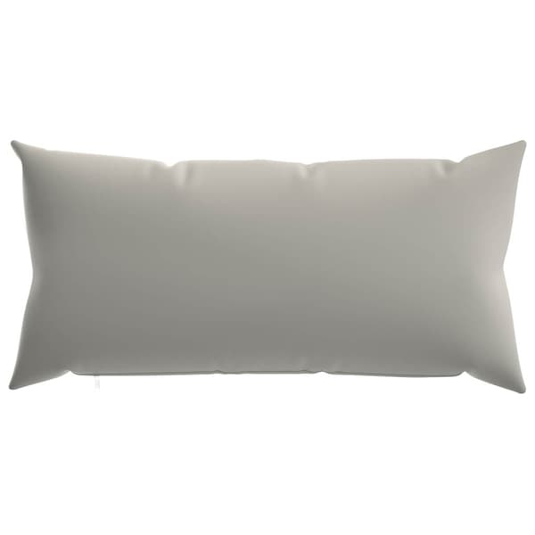Kuddöverdrag 2 st HEERLEN Grå 40 x 80 cm Polyester