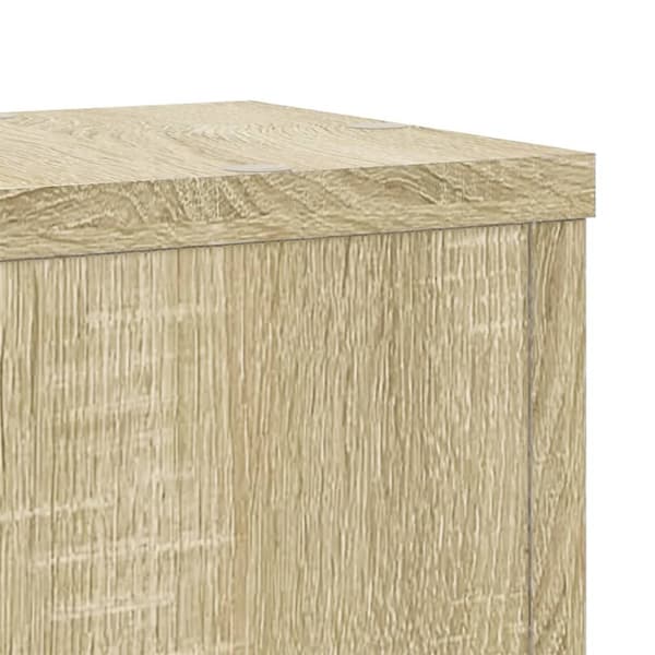 Växtställ 2 st sonoma ek 17x17x60 cm konstruerat trä