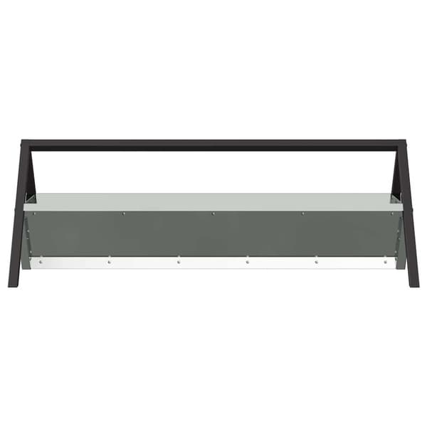 Fodertrog för boskap Silver 111 x 76 x 38 cm Galvaniserat Stål