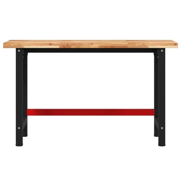 Arbetsbänk 140x60x83 cm massiv akacia rektangulär