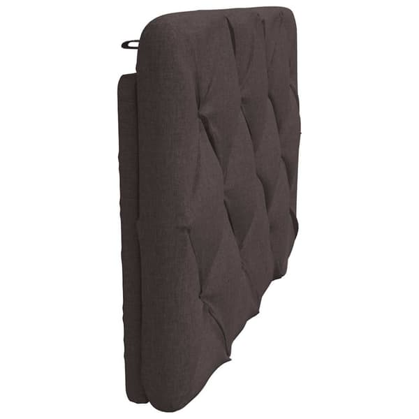 Dyna till huvudgavel mörkbrun 90 cm tyg