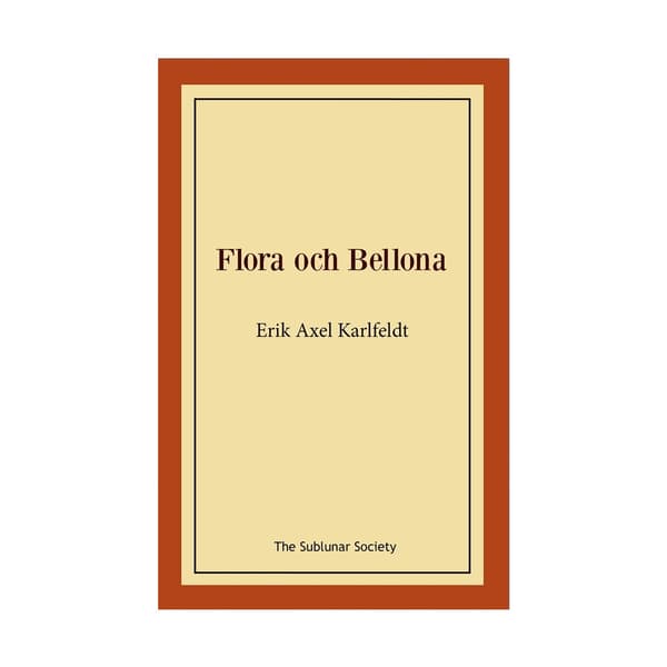 Flora och Bellona (häftad)