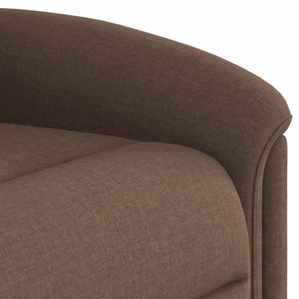 Elektrisk reclinerfåtölj Brun tyg