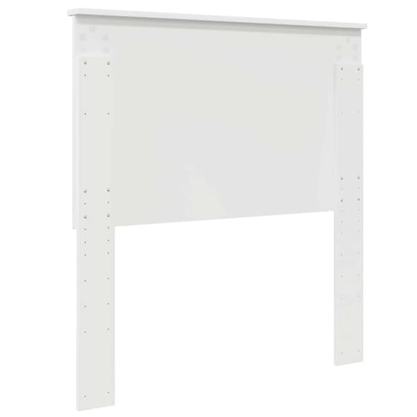 Huvudgavel Vit 100 cm Konstruerat trä