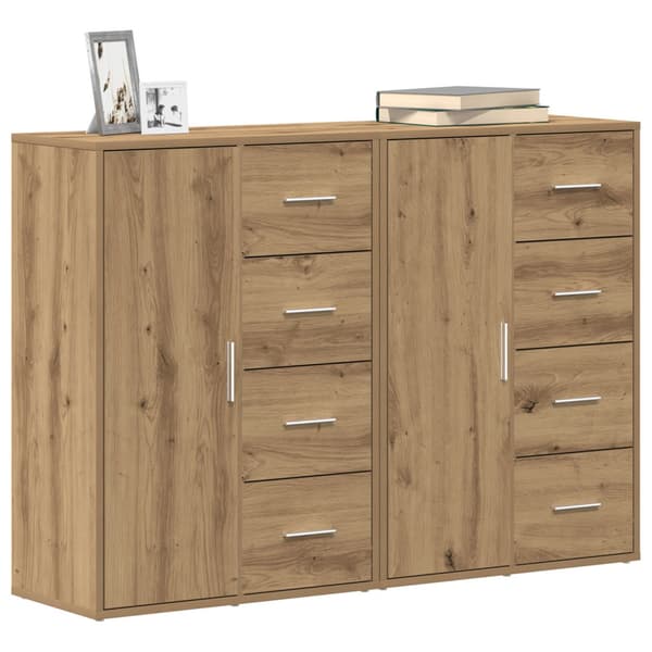 Sideboard 2 st Artisan Ek 60 x 31 x 84 cm Konstruerat trä