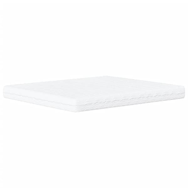 Skummadrass vit 200x220 cm hårdhet H2 H3