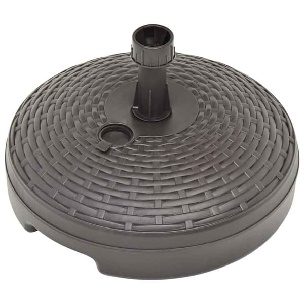 Parasollfot sand/vattenfylld 20 L brun plastrotting