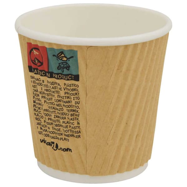 Kaffekoppar i papper med lock 1000 st 4oz 100ml
