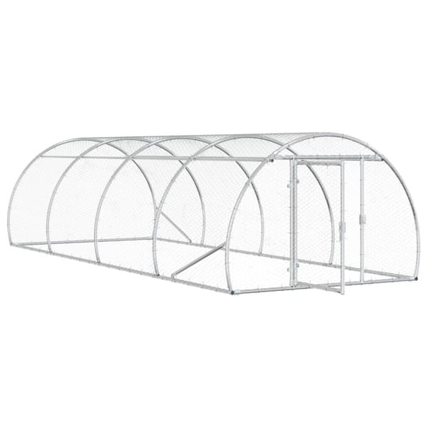 Hönsgård Silver 400 x 150 x 100 cm Galvaniserat stål