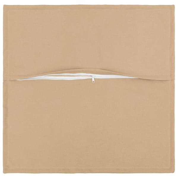 Kuddöverdrag 2 st HOUTEN Gräddvit 35 x 35 cm Faux Linne
