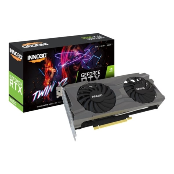 Inno3D GeForce RTX 3050 TWIN X2 - grafikkort - GF RTX 3050 - 8 GB