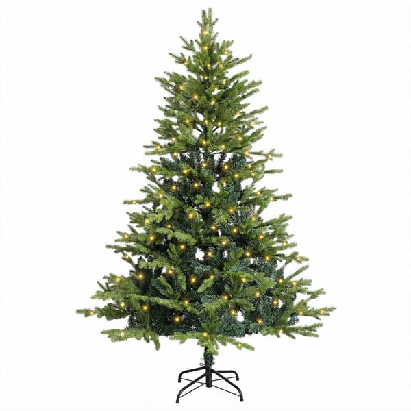 Plast Hingad Julgran 210 cm 300 LED-lampor Varmvit