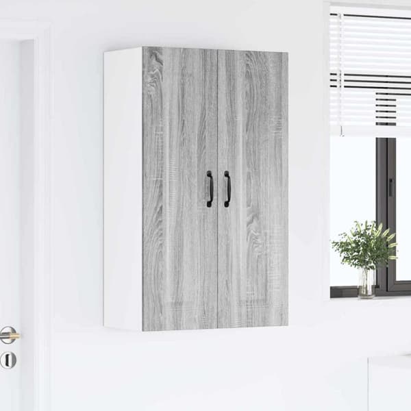 Diskmaskin panel med lagring Kalmar Grå Sonoma 60 x 31 x 100 cm
