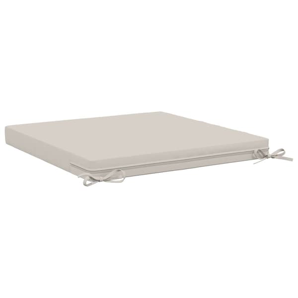 1-delad Sittdyna SOEST 100% Polyester Vit 60 x 60 x 7 cm