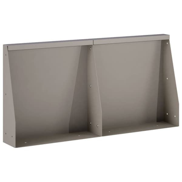 Stödvägg 2 st 40 x 12 x 30 cm Väderbeständig stål Rostig