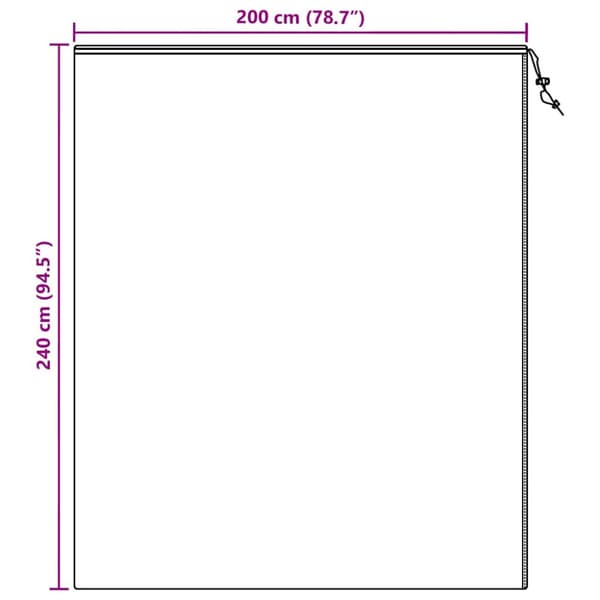 Frostskydd för växtfleeceöverdrag Beige 2,4 x 2 m