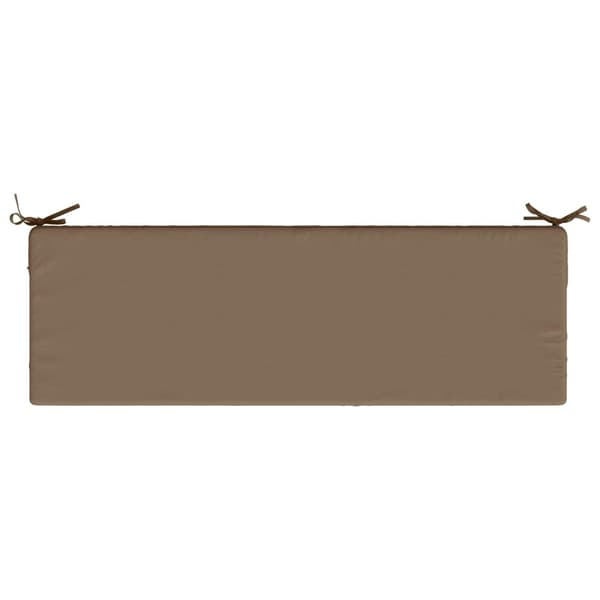 Sittkudde SOEST 100% Polyester Taupe 120 x 40 x 10 cm