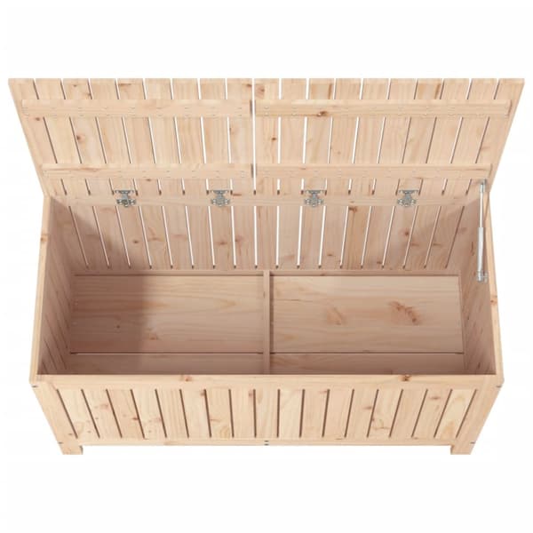 Förvaringslåda 121x55x64 cm massiv furu
