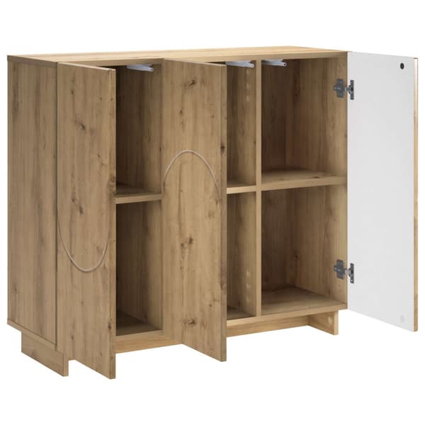 Sideboard Artisan-ek 85.5 x 31 x 75 cm Konstruerat trä