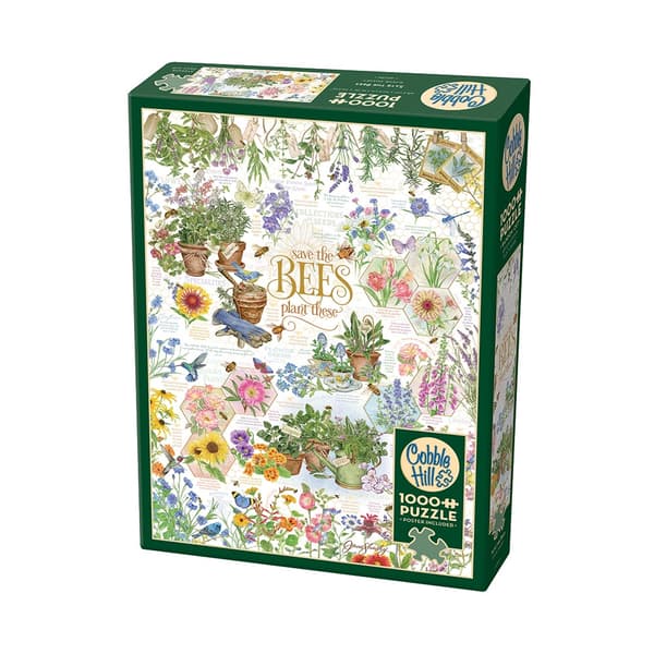 Save the Bees, Pussel, 1000 bitar, Cobble Hill