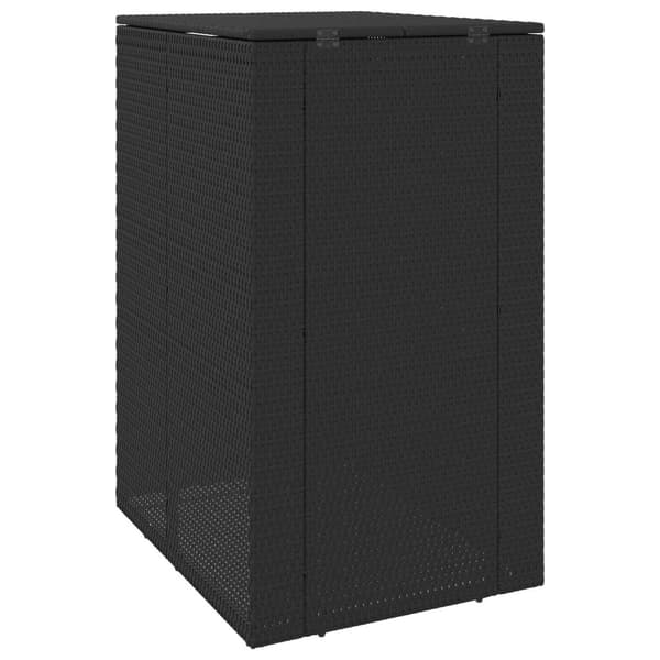 Avfallshink Box Svart 65 x 80 x 115 cm polyeten