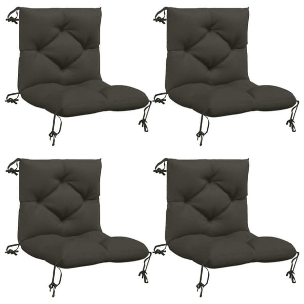 4-delade pallkuddar VIANEN 4 st 100% Polyester Antracit