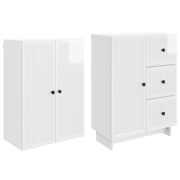 Skåpset 2 pcs 66 x 34,5 x 90 cm Konstruerat trä
