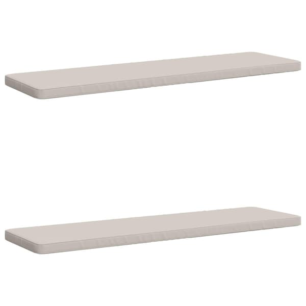 2-delade Bänk Kuddar VUGHT 2 st 100% Polyester Vit
