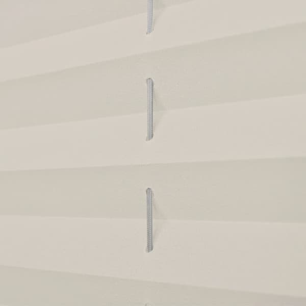 Plisségardin 40x150 cm gräddvit