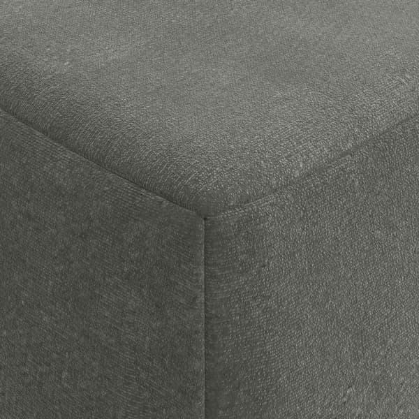 Fällbar Soffbed Mörkgrå 120 x 60 x 49 cm Tyg