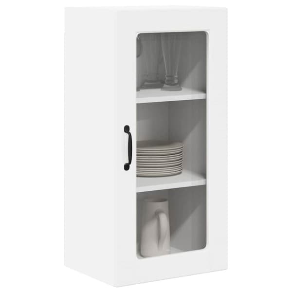 Köksskåp Lucca 2 pcs Vit högglans 40 x 31 x 80 cm