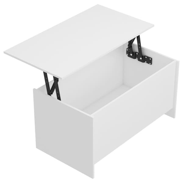 Soffbord vit 102x55,5x52,5 cm konstruerat trä