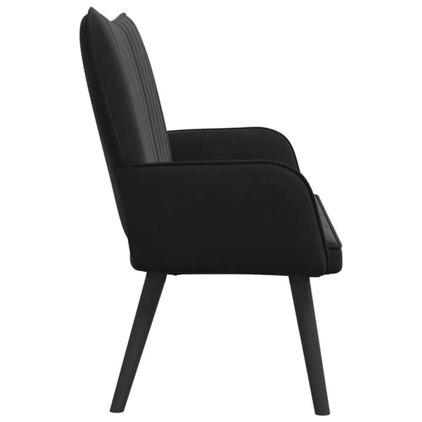 Tvåsitssoffa Svart 115 x 61 x 87 cm Sammet