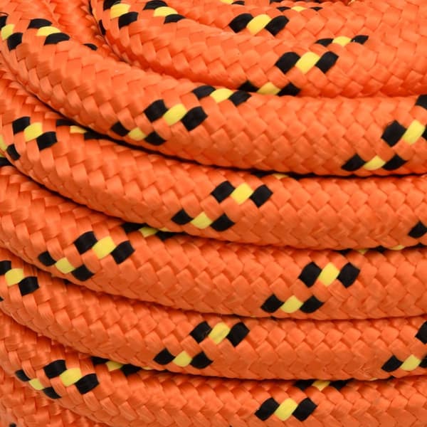 Båtlina orange 20 mm 50 m polypropylen