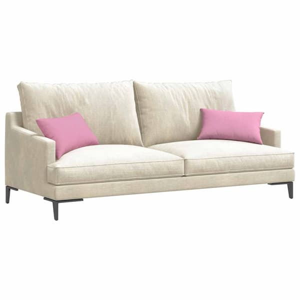 Sofakuddar 2 pcs Rosa 50 x 30 cm tyg