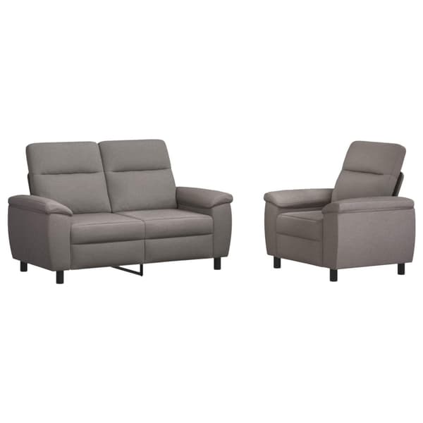 Soffset 2 st Taupe Tyg
